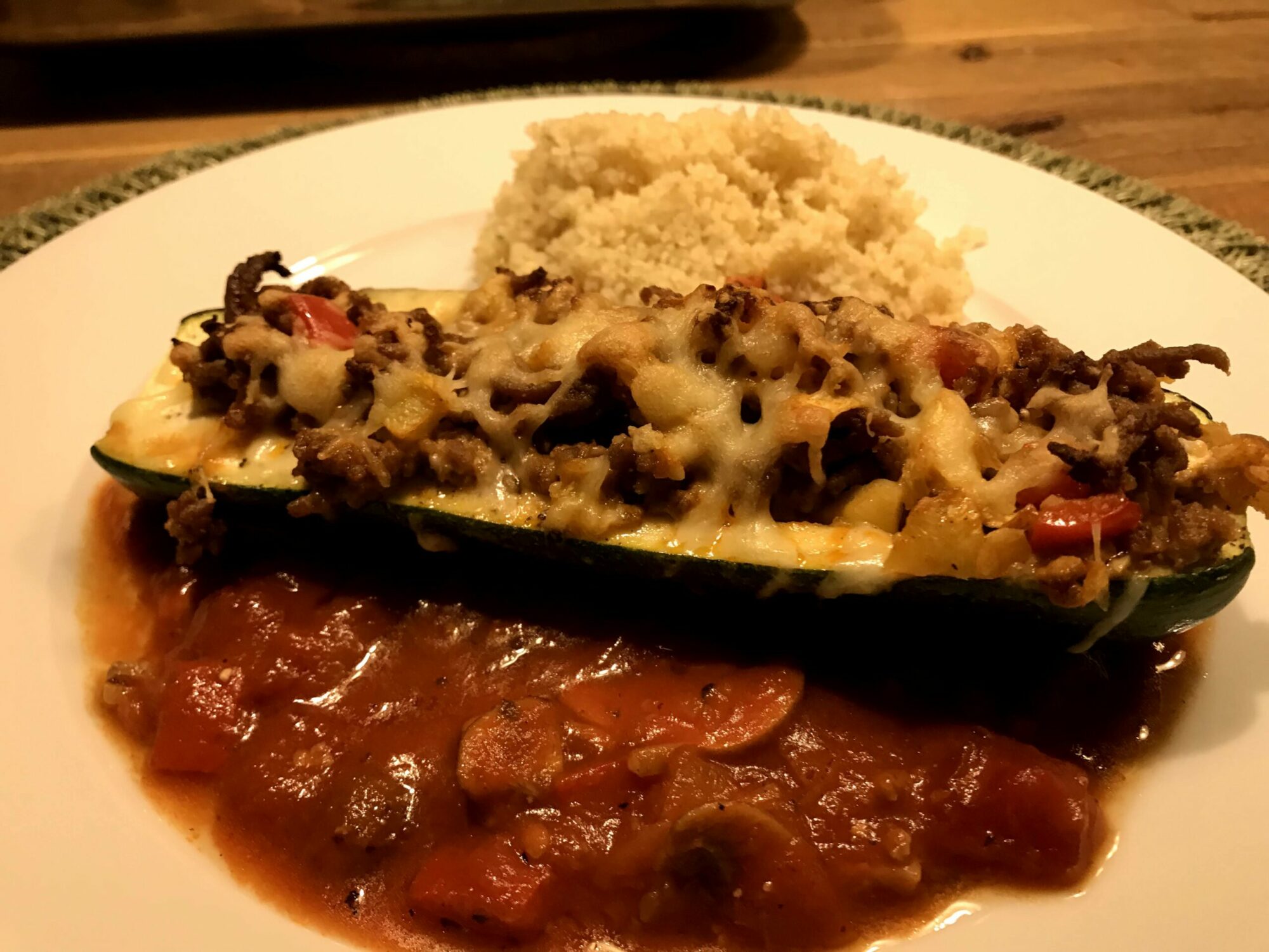 überbackene Zucchini mit Hackfleisch und Tomatensoße – Old Daddy&amp;#39;s BBQ